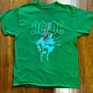 Lime Green AC/DC T-Shirt